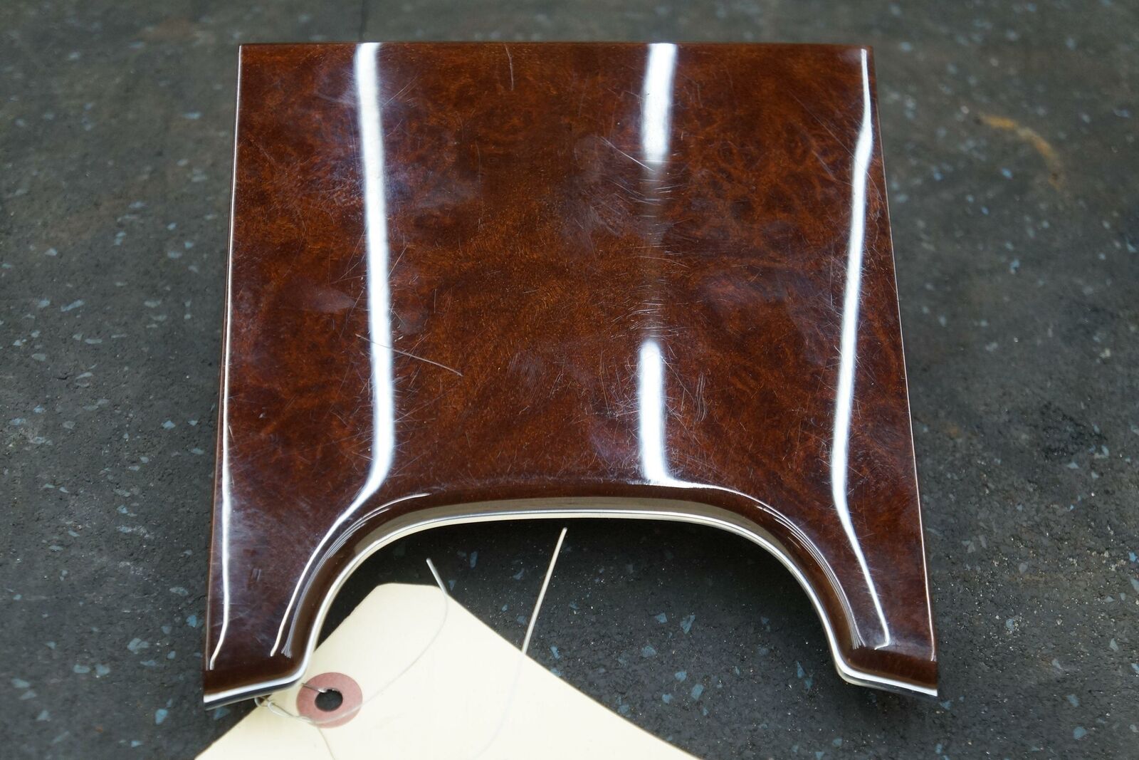 Rear Console Trim Finisher Brown Walnut Wood L H A Oem Audi A A L