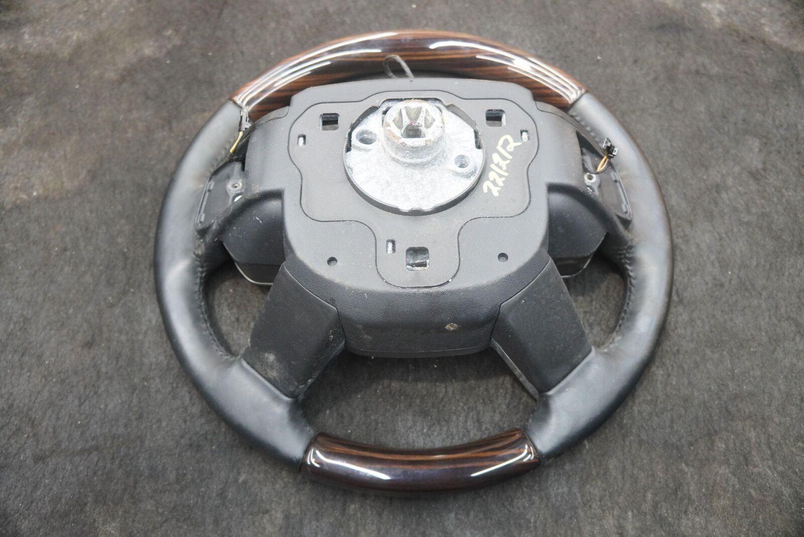 Driver Steering Wheel Macassar Wood Leather LR035889 Range Rover L405 ...