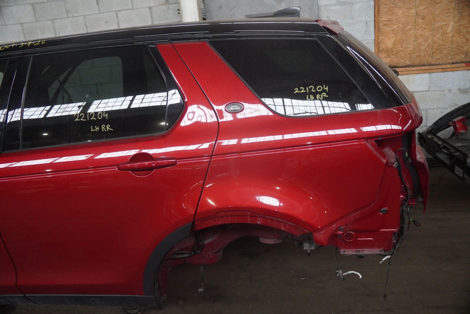 Rear Left Quarter Panel Body Structural Cut Land Rover Discovery Sport L550  2019