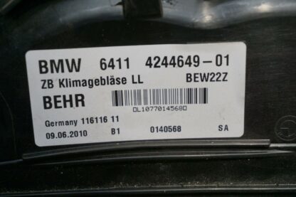 Heater Blower Motor 64114244649 64119248171 64119242607 OEM Rolls Royce Ghost 10 - Image 7