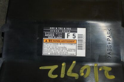 Anti Lock Brake ABS Control Module OEM 8954048520 Lexus RX450H 2020 - Image 4