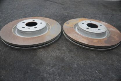 Set 2 Front Left Right Disc Brake Rotor Porsche Macan 2019 - Image 2