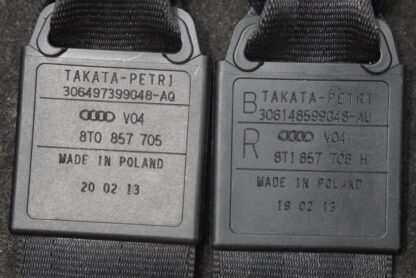 Set 2 Front Left Right Seat Belt Retractor 8T0857705 Audi RS5 2013-15 A5 S5 - Image 3