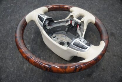 Front Left Driver Steering Wheel Wood Trim 3W0419093 Bentley Flying Spur 2014 - Image 2