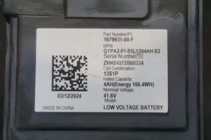 Lithium Ion Li-ion Battery OEM 1679931-00-F Tesla Cyberbeast Cyberbeast 24 *Note - Image 6