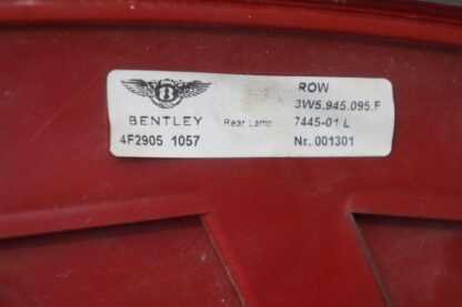 Rear Left Tail Light Lamp 3W5945095F Bentley Continental Flying Spur 06-12 *Note - Image 2