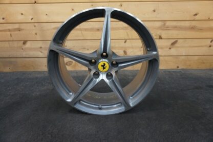 20x8.5 5 Spoke 5 Lug Front Wheel Rim Silver 299963 Ferrari 458 Spider 2015 *Note