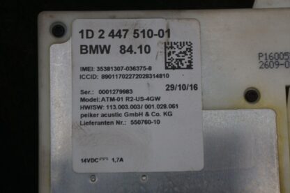 Telematics Communication Control Module OEM 84109843936 Bmw 7 Series 750i G12 17 - Image 4