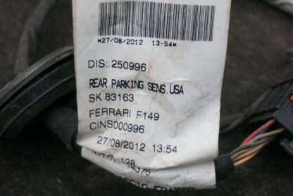 Rear Bumper Park Assist Sensor Wire Harness 250996 Ferrari California 2008-14 - Image 11