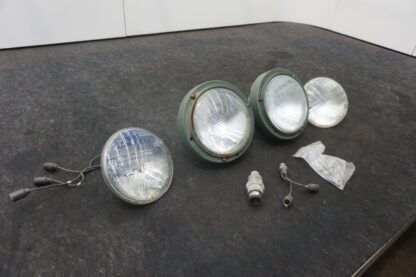 Set 4 Front Headlight Head Lamp OEM AM General Hummer Humvee H1 M998 1992 - Image 2