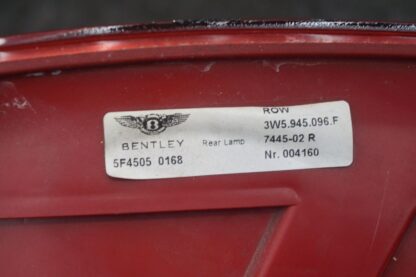 Rear Right Tail Lamp OEM 3W5945096F Bentley Continental Flying Spur 06-12 *Note - Image 2