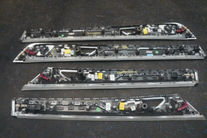 Set 4 Door Trim Panel Fineline Insert Molding 51418068807 OEM BMW 750i G12 2016 - Image 2