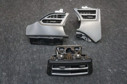 Set 3 Left Right & Center Dash Vent Trim 1007834-00-C Tesla Model S 12-16 *Note