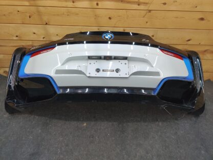 Rear Bumper Cover Driving Assist PDC S5ASA Crystal White OEM BMW i8 2014-19 NOTE