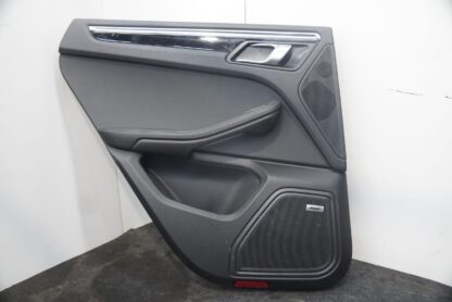 Rear Left Interior Door Trim Panel Black 95B867305H Porsche Macan 2015-23