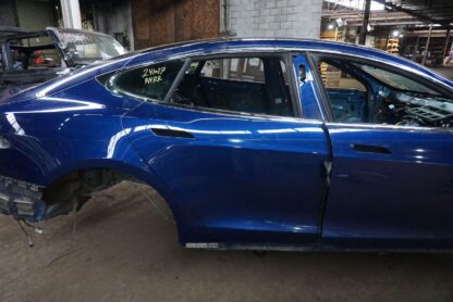 Rear Right Passenger Door Shell Blue OEM 6006566-E0-H Tesla Model S 16-20 *Note