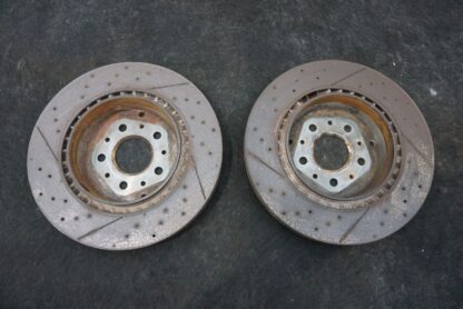 Set Rear Left & Right Disc Brake Rotor 228411 Maserati Granturismo S M145 08-14+ - Image 2