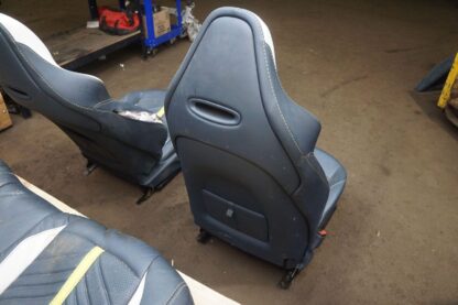 Set Front & Rear Seat Assembly Blue Leather OEM Aston Martin Dbx 707 23 *Note - Image 21