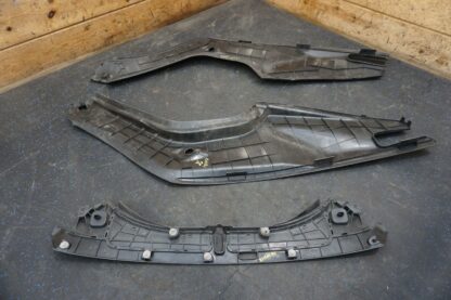 Set of 3 Front Left Right Center Trunk Compartment Liner Trim Tesla Model S 2014 - Image 4