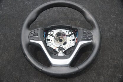 Driver Steering Wheel Heated Black Leather 32306877873 BMW X5 F15 2014-18 *Note*