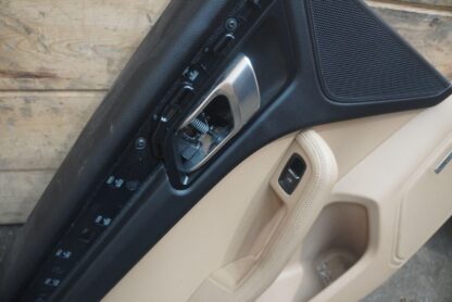 Set 4 Front Rear Interior Door Trim Panel Beige 95b867105at Porsche Macan 2017 - Image 6