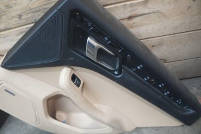 Set 4 Front Rear Interior Door Trim Panel Beige 95b867105at Porsche Macan 2017 - Image 7