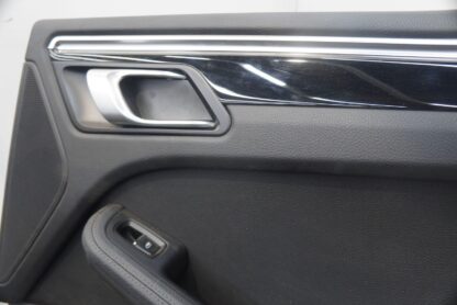 Rear Right Interior Door Trim Panel Black 95B867306H Porsche Macan 2015-23 - Image 2