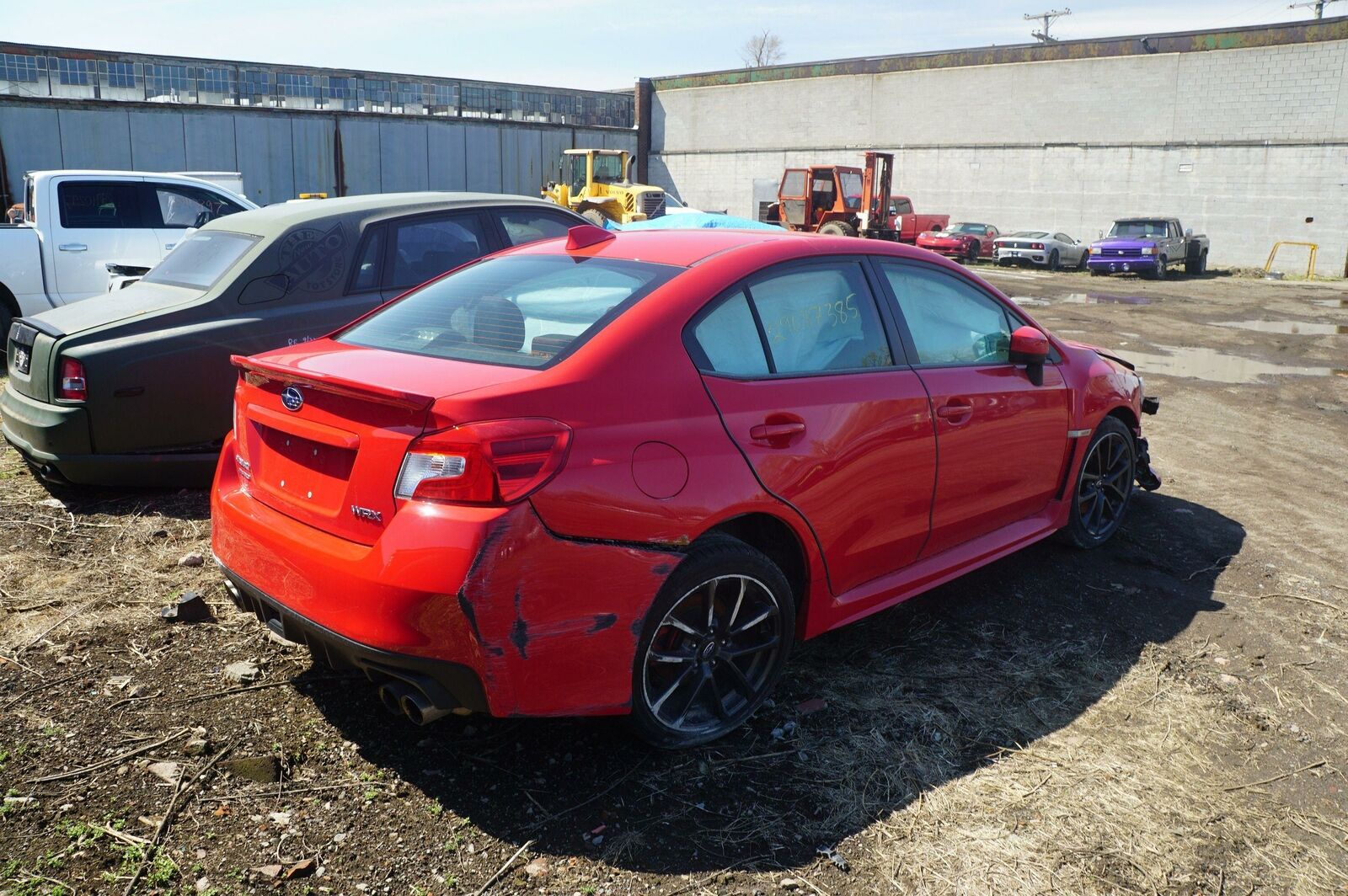 Rear Right Side Door Assembly Pure Red va09p Oem Subaru Wrx Sti 15 21 Pacific Motors