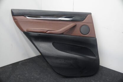 Rear Left Interior Door Trim Panel Terra 51427484615 OEM BMW X5 F15 2014-18