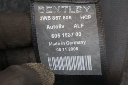 Rear Left Seat Belt Retractor 3W5857805 Bentley Continental Flying Spur 2006-12 - Image 2