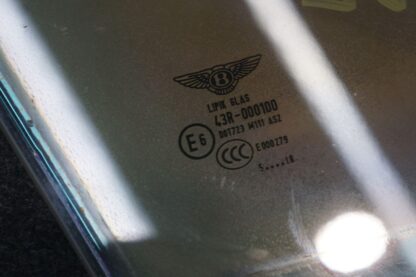 Front Right Corner Glass 3w5845116 Bentley Continental Flying Spur 2006-12 *Note - Image 3