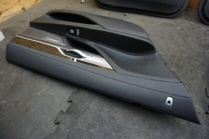 Set of 4 Front Rear Door Trim Dakota Black (LCSW) S4B7A BMW 740 750 M760 2016-19 - Image 2