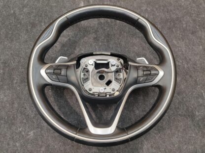 Sport Steering Wheel Paddle Shift Black Silver 32304098027 OEM BMW i8 2014-17