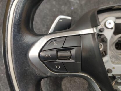 Sport Steering Wheel Paddle Shift Black Silver 32304098027 OEM BMW i8 2014-17 - Image 7