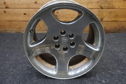18x13 Polished Aluminium 5 Spoke Wheel Rim Oem Rr37pakaa Dodge Viper Gen 2 99-02