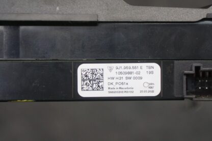 Overhead Roof Console Dome Light Sos Switch Oem 9j1959551e Porsche Taycan 20-23 - Image 2