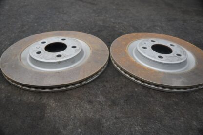 Set 2 Rear Left Right Disc Brake Rotor Porsche Macan 2019 - Image 2