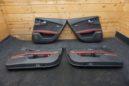 Set Front Rear Interior Door Trim Panel Alcantara 4G8867103N Audi S7 16-18 *Note