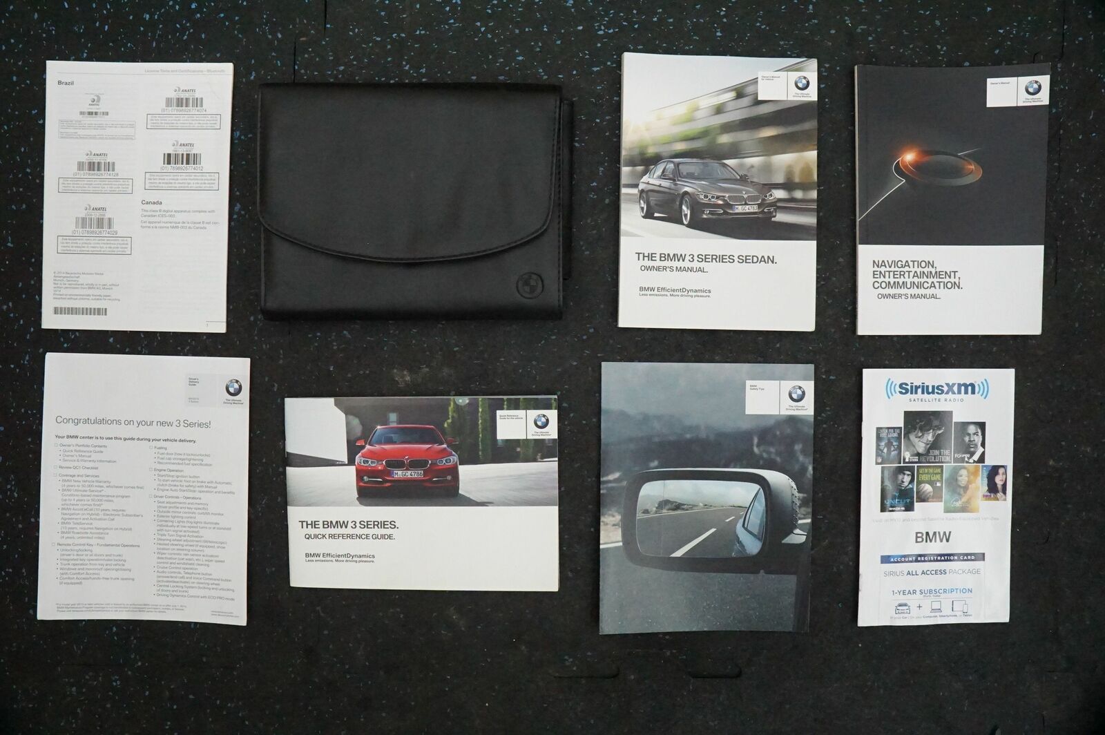 Owners Manual Booklet Literature Set 01402285793 01402925743 OEM BMW 328 2014 – Pacific Motors