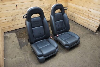 Set Front Driver Passenger Power Heated Leather Bucket Seat Chevrolet SSR 03-06 - Image 3