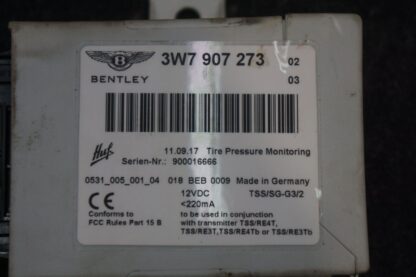 Tire Pressure System TPMS Module 3W7907273 Bentley Continental Flying Spur 06-12 - Image 4