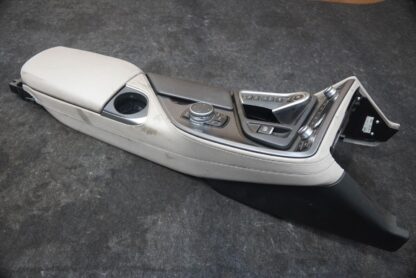 Center Console Armrest Assembly Gray Leather 51169290542 BMW i8 2014-17 *Note* - Image 7