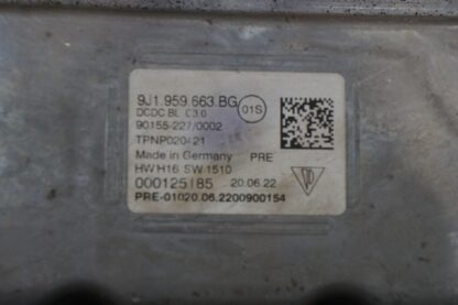 Electric Battery Power Voltage Converter Module 9j1959663bg Porsche Taycan 2022 - Image 2