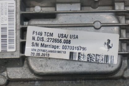 Automatic Transmission Control Module 272656 Ferrari California 2012-14 *Note - Image 8