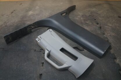 Right B Pillar Post Cover Trim Panel Set Black Gray Oem Ford F350 F250 Sd 17-20 - Image 2