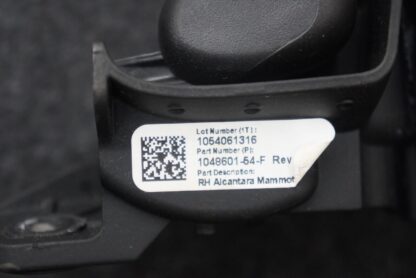 Right Passenger Sun Visor Shade Mirror Black 1048601-54-F OEM Tesla Model X 2016 - Image 5