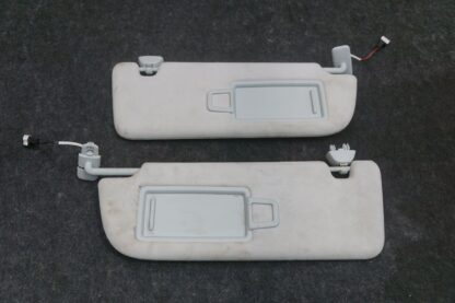 Set 2 Front Left & Right Sun Visor Silver OEM 4N0857551 Audi A8l Quattro 2019-21 - Image 3