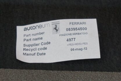 Set 8 Rear Trunk Floor Carpet Trim Cover OEM 083954500 Ferrari California 12-14 - Image 14