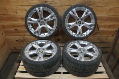 Set Callisto Wheel Rim Tire 19x8.5" 19x11" 5x112 Oem Lambo Gallardo R8 *NOTE*