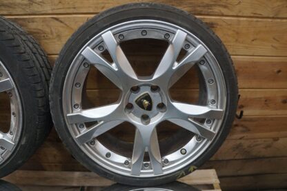 Set Callisto Wheel Rim Tire 19x8.5" 19x11" 5x112 Oem Lambo Gallardo R8 *NOTE* - Image 6